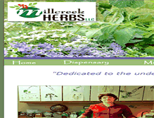 Tablet Screenshot of millcreekherbs.com